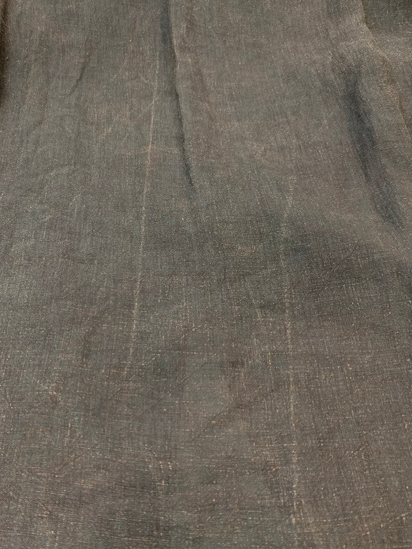 【中古品】【メンズ】 COLINA コリーナ MUDDYED LINEN GRANDPA SHIRTS 211SH09 マディッド リネン グランパ シャツ 長袖シャツ トップス 140-260623-yn-27-min サイズ：L カラー：ダークブラウン 万代Net店