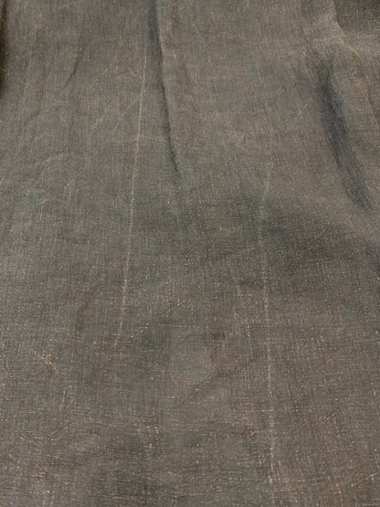 【中古品】【メンズ】 COLINA コリーナ MUDDYED LINEN GRANDPA SHIRTS 211SH09 マディッド リネン グランパ シャツ 長袖シャツ トップス 140-260623-yn-27-min サイズ：L カラー：ダークブラウン 万代Net店