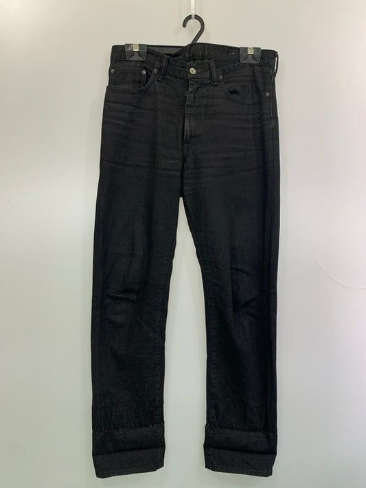 【現状渡し品】【メンズ】 AUBERGE オーベルジュ PHIL MENPU ブラックデニムパンツ メンズボトムス 151-260625-hu-25-min サイズ：42 カラー：ブラック 万代Net店