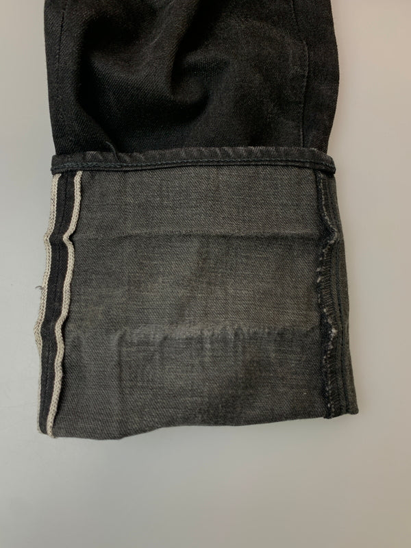 【現状渡し品】【メンズ】 AUBERGE オーベルジュ PHIL MENPU ブラックデニムパンツ メンズボトムス 151-260625-hu-25-min サイズ：42 カラー：ブラック 万代Net店
