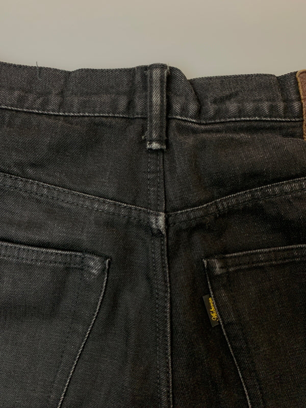 【現状渡し品】【メンズ】 AUBERGE オーベルジュ PHIL MENPU ブラックデニムパンツ メンズボトムス 151-260625-hu-25-min サイズ：42 カラー：ブラック 万代Net店