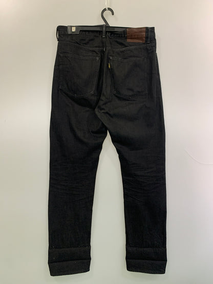 【現状渡し品】【メンズ】 AUBERGE オーベルジュ PHIL MENPU ブラックデニムパンツ メンズボトムス 151-260625-hu-25-min サイズ：42 カラー：ブラック 万代Net店