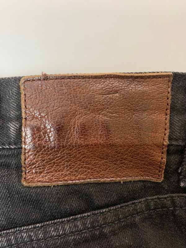 【現状渡し品】【メンズ】 AUBERGE オーベルジュ PHIL MENPU ブラックデニムパンツ メンズボトムス 151-260625-hu-25-min サイズ：42 カラー：ブラック 万代Net店