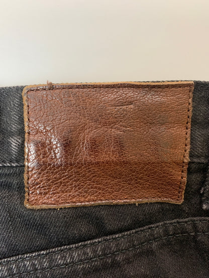 【現状渡し品】【メンズ】 AUBERGE オーベルジュ PHIL MENPU ブラックデニムパンツ メンズボトムス 151-260625-hu-25-min サイズ：42 カラー：ブラック 万代Net店