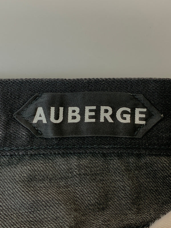 【現状渡し品】【メンズ】 AUBERGE オーベルジュ PHIL MENPU ブラックデニムパンツ メンズボトムス 151-260625-hu-25-min サイズ：42 カラー：ブラック 万代Net店