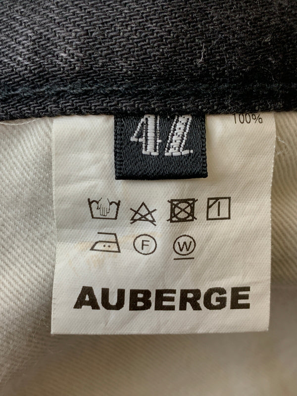 【現状渡し品】【メンズ】 AUBERGE オーベルジュ PHIL MENPU ブラックデニムパンツ メンズボトムス 151-260625-hu-25-min サイズ：42 カラー：ブラック 万代Net店