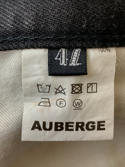 【現状渡し品】【メンズ】 AUBERGE オーベルジュ PHIL MENPU ブラックデニムパンツ メンズボトムス 151-260625-hu-25-min サイズ：42 カラー：ブラック 万代Net店