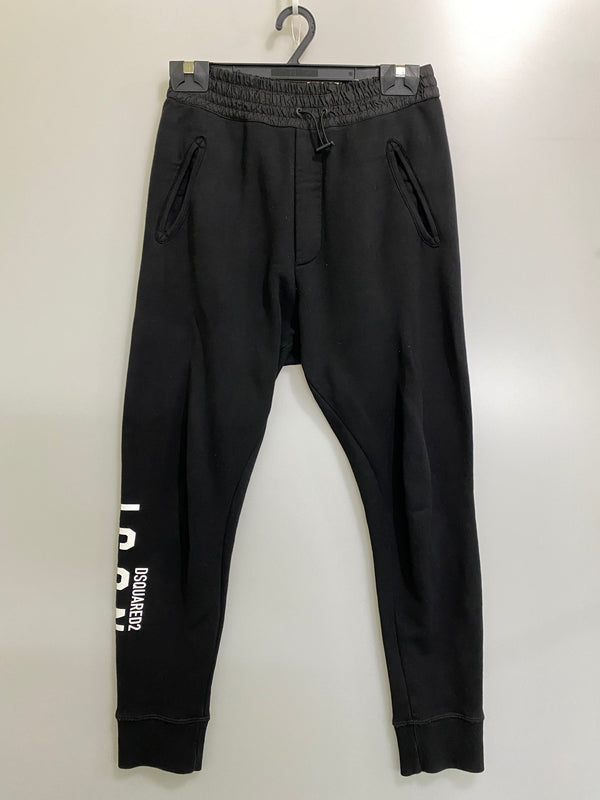 【中古品】【メンズ】 DSQUARED2 ディースクエアード SWEAT PANTS S79KA0002 S25042 スウェットパンツ ボトムス 152-260623-yn-19-min サイズ：XS カラー：ブラック 万代Net店