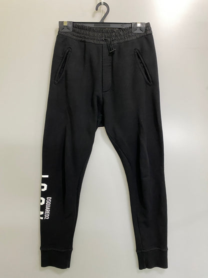 【中古品】【メンズ】 DSQUARED2 ディースクエアード SWEAT PANTS S79KA0002 S25042 スウェットパンツ ボトムス 152-260623-yn-19-min サイズ：XS カラー：ブラック 万代Net店