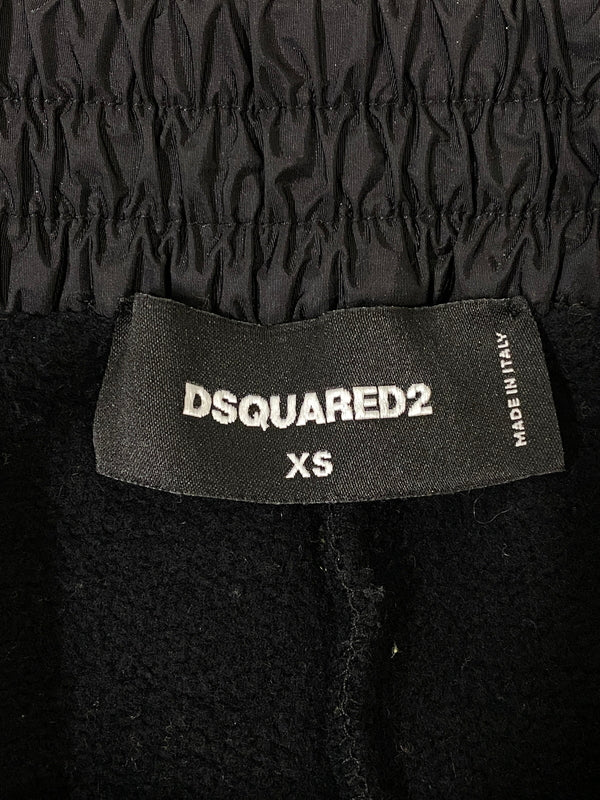 【中古品】【メンズ】 DSQUARED2 ディースクエアード SWEAT PANTS S79KA0002 S25042 スウェットパンツ ボトムス 152-260623-yn-19-min サイズ：XS カラー：ブラック 万代Net店