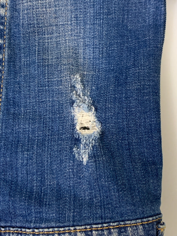 【現状渡し品】【メンズ】 DSQUARED2 ディースクエアード DAN JEAN JACKET ダン ジーン ジャケット S71AN0185 メンズ アウター デニム ジャケット Gジャン 141-260621-hu-19-min サイズ：42 カラー：インディゴ 万代Net店