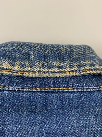 【現状渡し品】【メンズ】 DSQUARED2 ディースクエアード DAN JEAN JACKET ダン ジーン ジャケット S71AN0185 メンズ アウター デニム ジャケット Gジャン 141-260621-hu-19-min サイズ：42 カラー：インディゴ 万代Net店