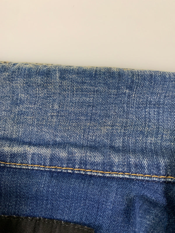 【現状渡し品】【メンズ】 DSQUARED2 ディースクエアード DAN JEAN JACKET ダン ジーン ジャケット S71AN0185 メンズ アウター デニム ジャケット Gジャン 141-260621-hu-19-min サイズ：42 カラー：インディゴ 万代Net店
