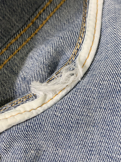 【現状渡し品】【メンズ】 DSQUARED2 ディースクエアード DAN JEAN JACKET ダン ジーン ジャケット S71AN0185 メンズ アウター デニム ジャケット Gジャン 141-260621-hu-19-min サイズ：42 カラー：インディゴ 万代Net店