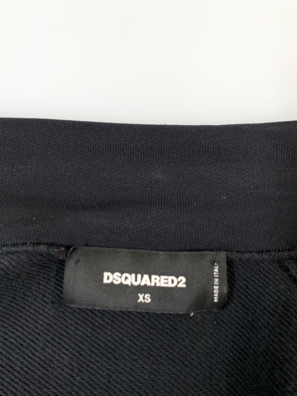 【中古品】【メンズ】 DSQUARED2 ディースクエアード TRACK JACKET トラック ジャケット S74HG0106 メンズ ジャージ アウター 141-260621-hu-14-min サイズ：XS カラー：ブラック/レッド 万代Net店