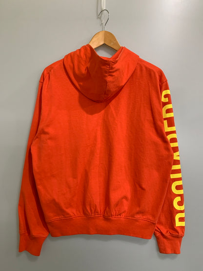 【中古品】【メンズ】 DSQUARED2 ディースクエアード LS ZIP UP PARKA ロングスリーブ ジップアップパーカー S74HG0119 S24293 メンズ 長袖 141-260621-hu-12-min サイズ：XS カラー：オレンジ 万代Net店