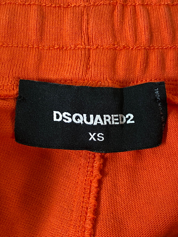 【中古品】【メンズ】 DSQUARED2 ディースクエアード SWEAT PANTS S74KB0625 S24293 サイドジッパー スウェットパンツ ボトムス 152-260623-yn-25-min サイズ：XS カラー：オレンジ 万代Net店