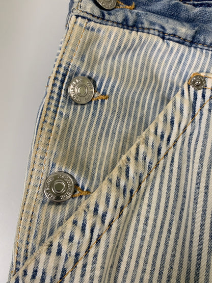 【現状渡し品】【メンズ】 DSQUARED2 S74FP0032 22SS パッチワークデニムオーバーオール メンズ サロペット オールインワン 152-260621-hu-20-min サイズ：42 カラー：インディゴ 万代Net店