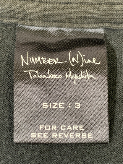 【現状渡し品】【メンズ】 NUMBER(N)INE ナンバーナイン 03SS カート期 ABERDEEN PENNYROYAL TEA TEE メンズ 半袖 プリント Tシャツ 140-260621-hu-03-min サイズ：3 カラー：ブラック 万代Net店