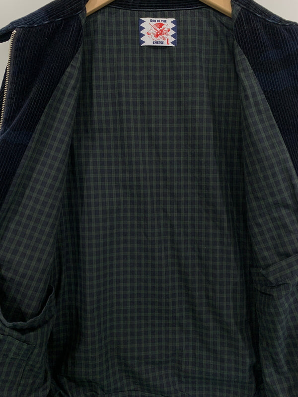 【中古品】【メンズ】 SON OF THE CHEESE サノバチーズ CORDUROY JACKET コーデュロイ ジャケット SC1820-JK03 メンズ アウター 140-260625-hu-18-min サイズ：L カラー：ブルー系（カモ） 万代Net店