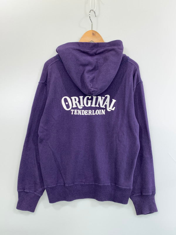 【中古品】【メンズ】 TENDERLOIN テンダーロイン ZIP HOODIE ジップ フーディー パーカー トップス 142-260623-yn-30-min サイズ：SMALL カラー：パープル 万代Net店