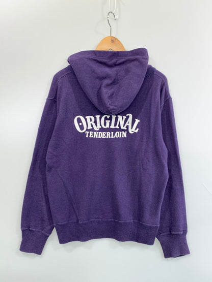 【中古品】【メンズ】 TENDERLOIN テンダーロイン ZIP HOODIE ジップ フーディー パーカー トップス 142-260623-yn-30-min サイズ：SMALL カラー：パープル 万代Net店