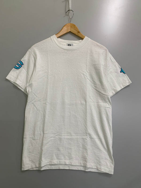 【中古品】【メンズ】 GOODENOUGH グッドイナフ 90S STAR PRINT TEE 90年代 スター プリント ティー メンズ Tシャツ トップス 半袖 ヴィンテージ 142-260621-hu-29-min サイズ：M カラー：ホワイト 万代Net店