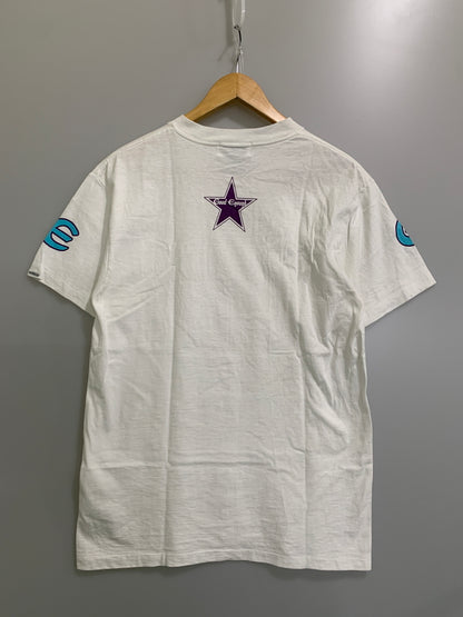【中古品】【メンズ】 GOODENOUGH グッドイナフ 90S STAR PRINT TEE 90年代 スター プリント ティー メンズ Tシャツ トップス 半袖 ヴィンテージ 142-260621-hu-29-min サイズ：M カラー：ホワイト 万代Net店