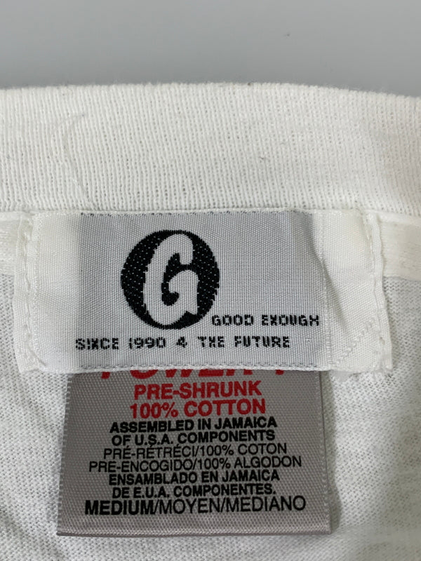 【中古品】【メンズ】 GOODENOUGH グッドイナフ 90S STAR PRINT TEE 90年代 スター プリント ティー メンズ Tシャツ トップス 半袖 ヴィンテージ 142-260621-hu-29-min サイズ：M カラー：ホワイト 万代Net店