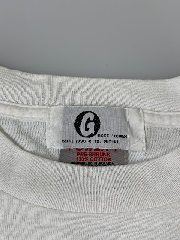 【中古品】【メンズ】 GOODENOUGH グッドイナフ 90S STAR PRINT TEE 90年代 スター プリント ティー メンズ Tシャツ トップス 半袖 ヴィンテージ 142-260621-hu-29-min サイズ：M カラー：ホワイト 万代Net店