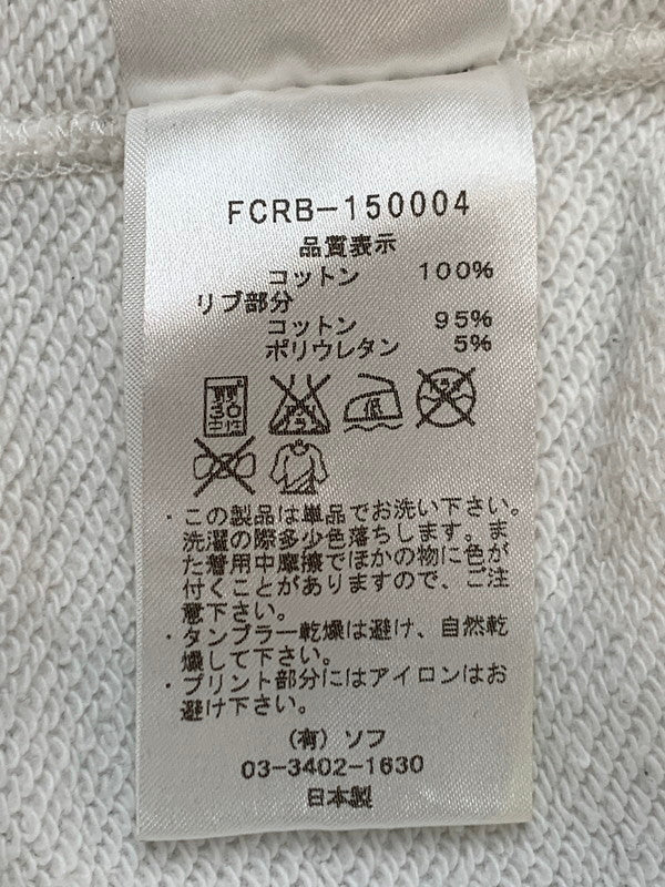 【中古品】【メンズ】 F.C.R.B エフシーレアルブリストル LOGO SWEATSHIRT FCRB-150004 ロゴスウェットシャツ トレーナー トップス 142-260623-yn-29-min サイズ：M カラー：ホワイト 万代Net店