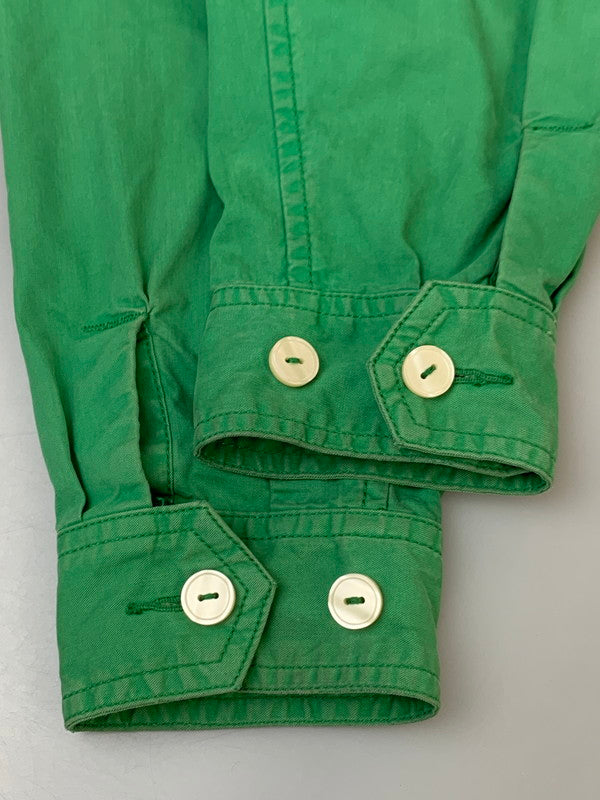 【現状渡し品】【メンズ/レディース】 POLO RALPH LAUREN ポロラルフローレン ZIP UP HOODED JACKET ジップアップフーディージャケット ライトアウター 147-260623-yn-31-min サイズ：S/P カラー：グリーン 万代Net店