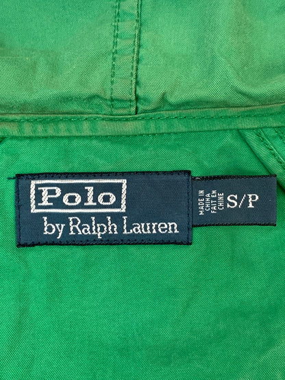 【現状渡し品】【メンズ/レディース】 POLO RALPH LAUREN ポロラルフローレン ZIP UP HOODED JACKET ジップアップフーディージャケット ライトアウター 147-260623-yn-31-min サイズ：S/P カラー：グリーン 万代Net店