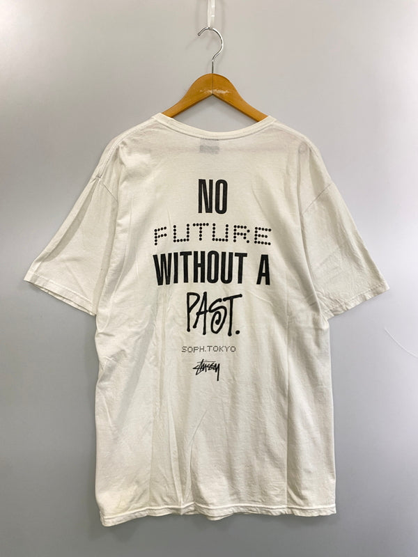 【中古品】【メンズ】 STUSSY ステューシー × SOPHNET ソフネット PRINT TEE プリント Tシャツ トップス 142-260626-jt-18-min サイズ：L カラー：ホワイト 万代Net店