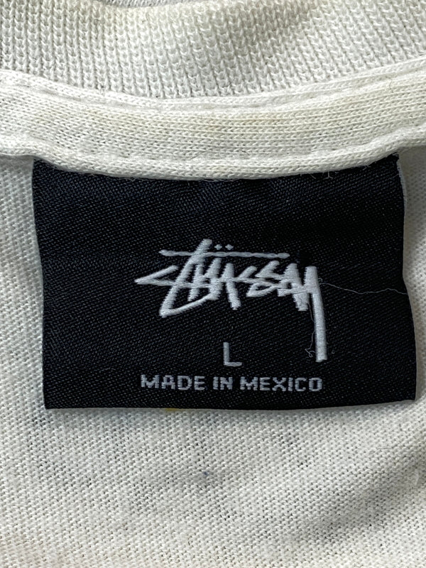 【中古品】【メンズ】 STUSSY ステューシー × SOPHNET ソフネット PRINT TEE プリント Tシャツ トップス 142-260626-jt-18-min サイズ：L カラー：ホワイト 万代Net店