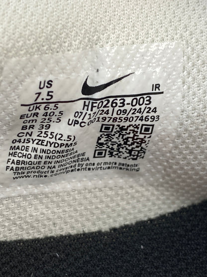 【中古美品】【メンズ】 NIKE ナイキ CORTEZ TEXTILE コルテッツ テキスタイル "BLACK SAIL MUSLIN SAFETY ORANGE" HF0263-003 靴 スニーカー シューズ 160-260624-hu-03-min サイズ：25.5cm US7.5 カラー：ブラック/セイル/モスリン/セーフティオレンジ 万代Net店