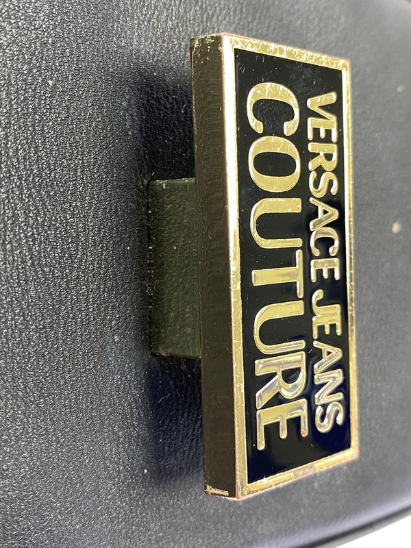 【中古品】【レディース】 VERSACE JEANS COUTURE ヴェルサーチェ ジーンズ クチュール SHOULDER BAG ショルダーバッグ カバン 180-260625-jt-04-min カラー：ブラック 万代Net店