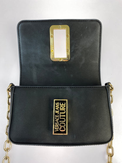 【中古品】【レディース】 VERSACE JEANS COUTURE ヴェルサーチェ ジーンズ クチュール SHOULDER BAG ショルダーバッグ カバン 180-260625-jt-04-min カラー：ブラック 万代Net店