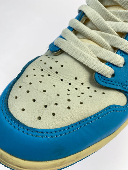 【中古品】【メンズ】 NIKE ナイキ AIR JORDAN 1 RETRO HIGH OG エアジョーダン1 レトロ ハイ OG "UNC REIMAGINED" DZ5485-402 靴 シューズ スニーカー 160-260624-hu-05-min サイズ：27.0cm US9 カラー：ライトブルー/ホワイト 万代Net店