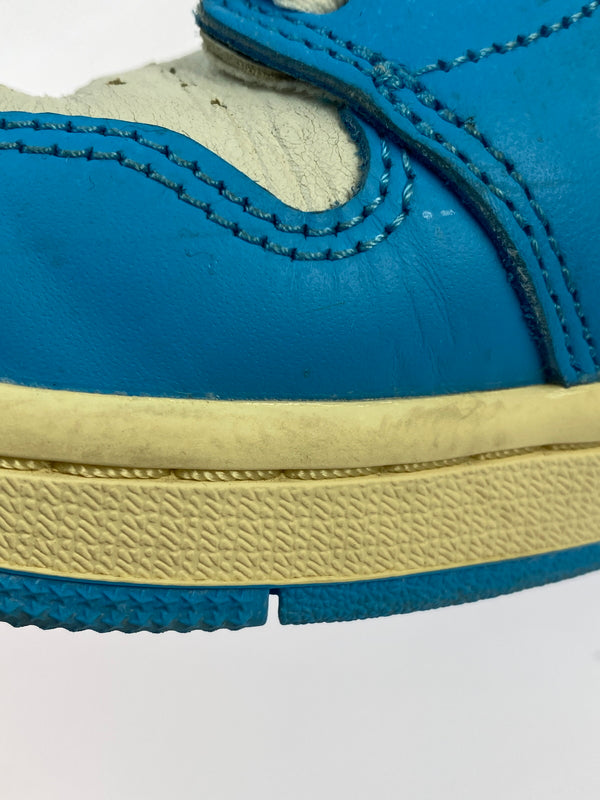 【中古品】【メンズ】 NIKE ナイキ AIR JORDAN 1 RETRO HIGH OG エアジョーダン1 レトロ ハイ OG "UNC REIMAGINED" DZ5485-402 靴 シューズ スニーカー 160-260624-hu-05-min サイズ：27.0cm US9 カラー：ライトブルー/ホワイト 万代Net店