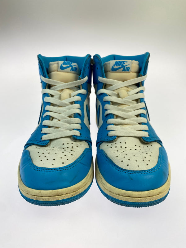 【中古品】【メンズ】 NIKE ナイキ AIR JORDAN 1 RETRO HIGH OG エアジョーダン1 レトロ ハイ OG "UNC REIMAGINED" DZ5485-402 靴 シューズ スニーカー 160-260624-hu-05-min サイズ：27.0cm US9 カラー：ライトブルー/ホワイト 万代Net店