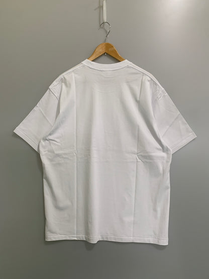 【中古品】【メンズ】 A BATHING APE アベイシング エイプ MULTI LOGO COLLEGE RELAXED FIT TEE マルチ ロゴ カレッジ リラックス フィット ティー メンズ 半袖 ティーシャツ 142-260621-hu-15-min サイズ：XL カラー：ホワイト 万代Net店