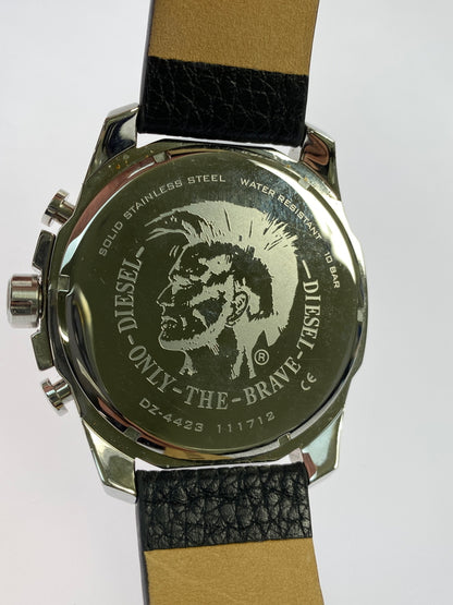 【中古品】【メンズ】 DIESEL ディーゼル クロノグラフ 腕時計 DZ-4423 メンズ ウォッチ 198-260624-hu-21-min カラー：ネイビー/シルバー/ブラック 万代Net店