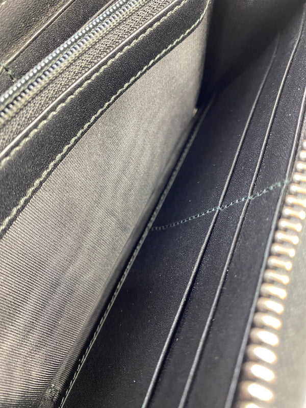 【中古品】【メンズ/レディース】 GUCCI グッチ シマ ラウンドファスナー 長財布 307987・2091 財布 ウォレット 181-260624-hu-14-min カラー：ブラック 万代Net店