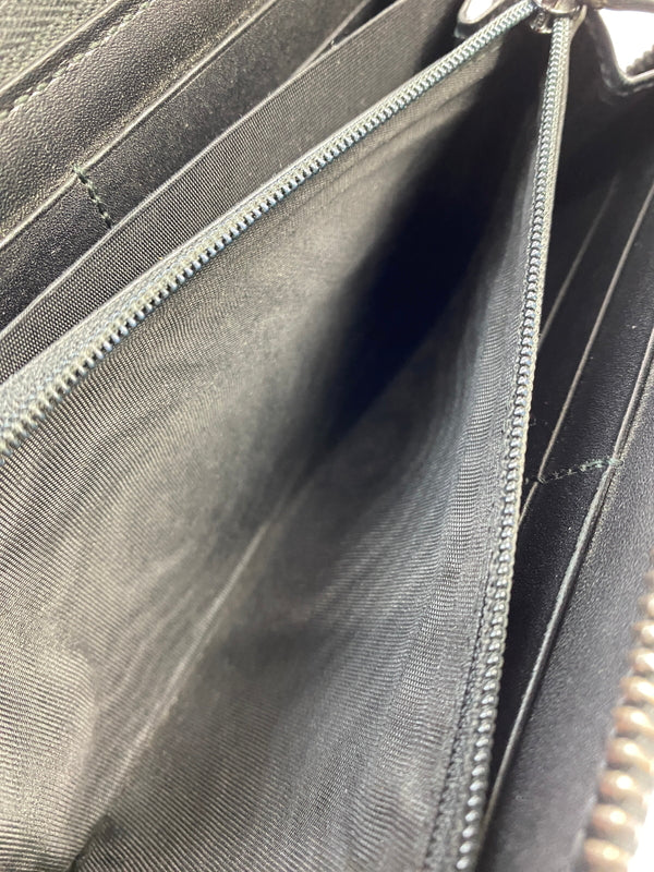 【中古品】【メンズ/レディース】 GUCCI グッチ シマ ラウンドファスナー 長財布 307987・2091 財布 ウォレット 181-260624-hu-14-min カラー：ブラック 万代Net店