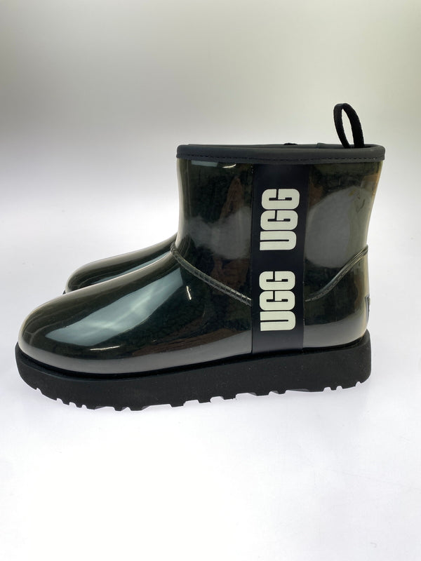 【中古品】【レディース】 UGG アグ CLASSIC CLEAR MINI BOOTS クラシッククリアブーツミニ 1113190 靴 レインブーツ レディース 167-260624-hu-07-min サイズ：24.0cm US7 カラー：ブラック 万代Net店