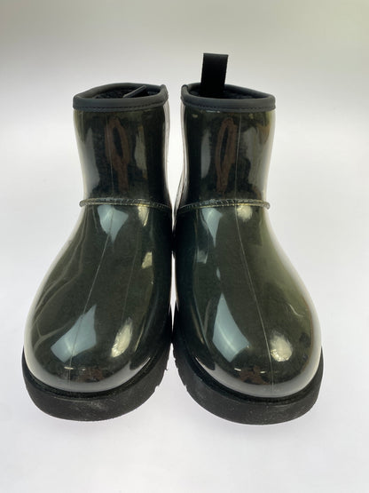 【中古品】【レディース】 UGG アグ CLASSIC CLEAR MINI BOOTS クラシッククリアブーツミニ 1113190 靴 レインブーツ レディース 167-260624-hu-07-min サイズ：24.0cm US7 カラー：ブラック 万代Net店