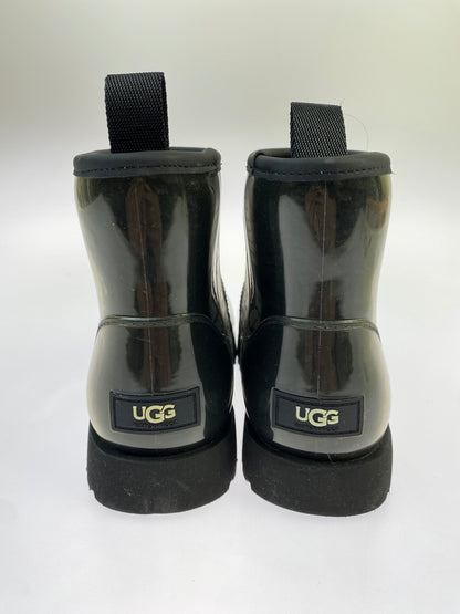 【中古品】【レディース】 UGG アグ CLASSIC CLEAR MINI BOOTS クラシッククリアブーツミニ 1113190 靴 レインブーツ レディース 167-260624-hu-07-min サイズ：24.0cm US7 カラー：ブラック 万代Net店