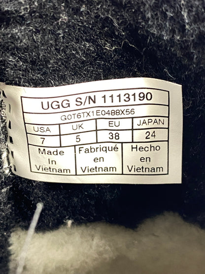 【中古品】【レディース】 UGG アグ CLASSIC CLEAR MINI BOOTS クラシッククリアブーツミニ 1113190 靴 レインブーツ レディース 167-260624-hu-07-min サイズ：24.0cm US7 カラー：ブラック 万代Net店