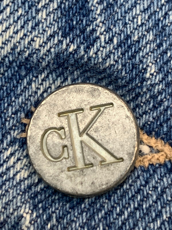 【中古品】【メンズ】 CALVIN KLEIN JEANS カルバンクラインジーンズ DENIM JACKET デニムジャケット ライトアウター 141-260623-yn-34-min サイズ：L カラー：インディゴ 万代Net店
